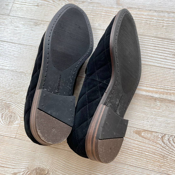 Ara Katrice Quilted Suede Loafer | Black Size 7 - Picture 9 of 9